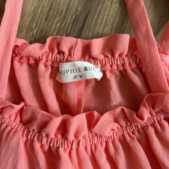 Sophie Rue Coral Top with Bell Sleeves Size M - Picture 3 of 12